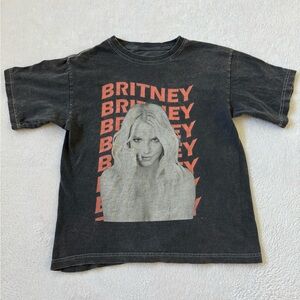 Britney Spears Black Kids T-Shirt